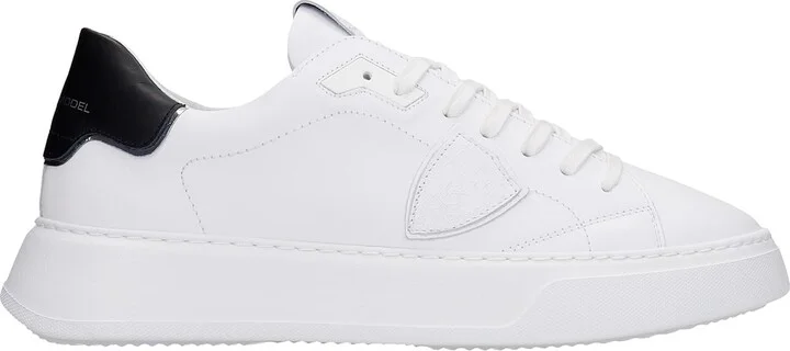 Temple Sneakers In White Leather