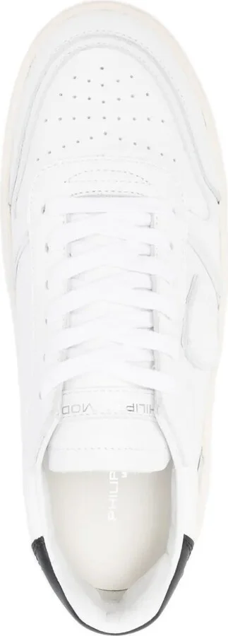 Temple Veau leather sneakers - Image 4