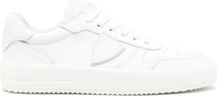 Temple Veau leather sneakers