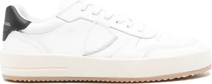 Temple Veau leather sneakers
