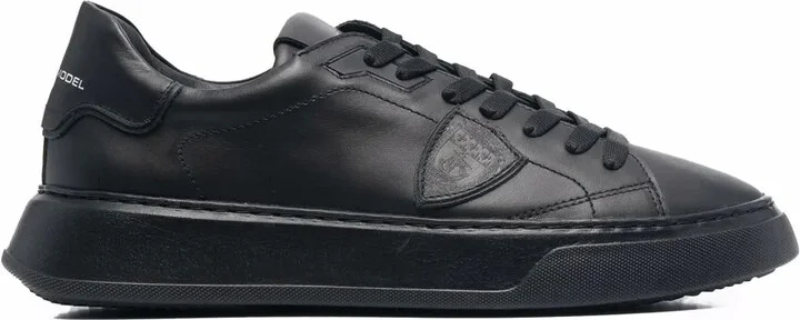 Temple Veau low-top leather sneakers
