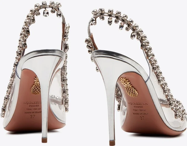 Temptation 105 Crystal-Embellished Sandals - Image 3