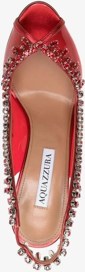 Temptation 105 Crystal-Embellished Sandals - Image 3