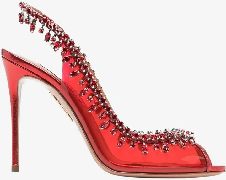 Temptation 105 Crystal-Embellished Sandals