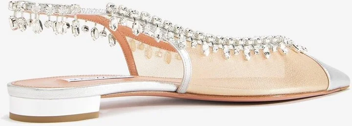 Temptation Crystal-Embellished Flats - Image 2