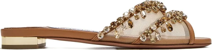 Temptation crystal-embellished mesh sandals - Image 2
