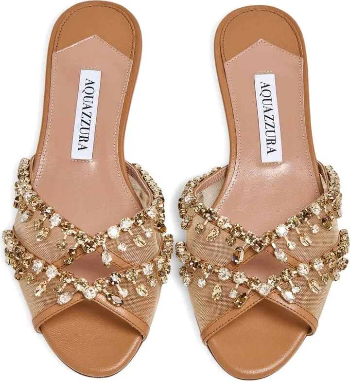 Temptation crystal-embellished mesh sandals - Image 3