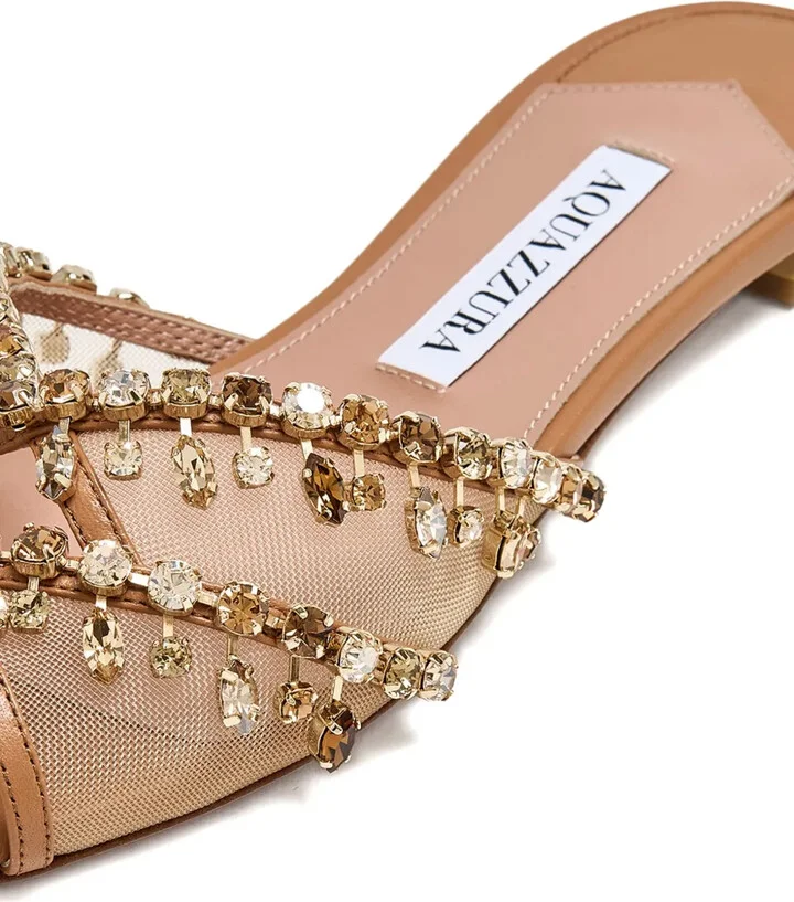 Temptation crystal-embellished mesh sandals - Image 4