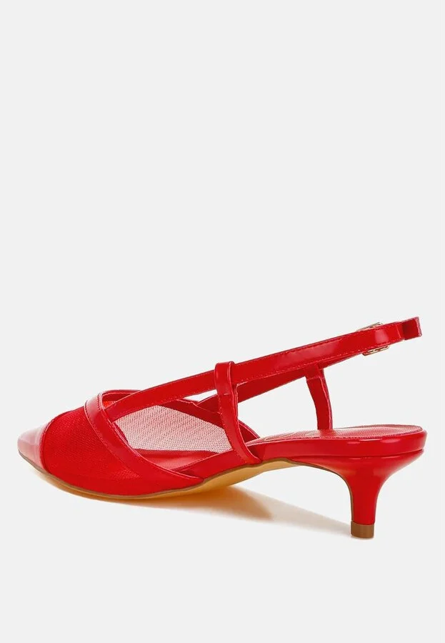 Temptress Mesh Slingback Sandals - Image 2