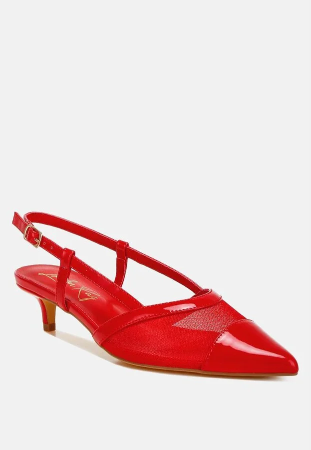 Temptress Mesh Slingback Sandals - Image 3