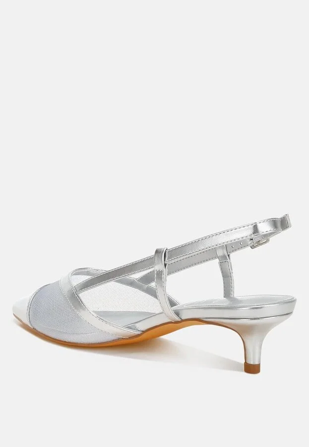 Temptress Mesh Slingback Sandals - Image 6