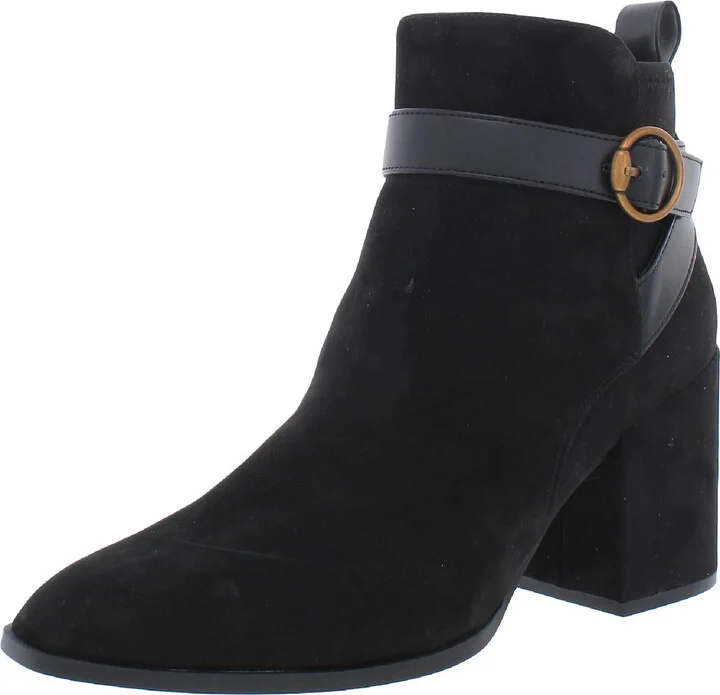 Tenley Womens Zipper Square Toe Booties