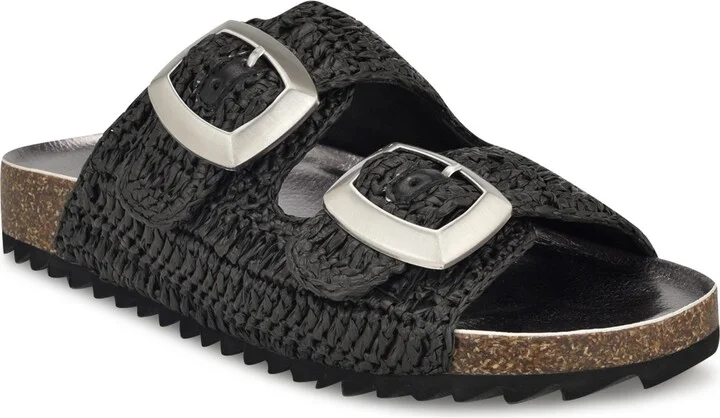 Tenly Raffia Slide Sandal