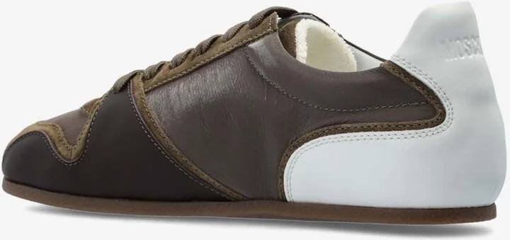 Tennis Leather and Suede Sneakers - Image 2