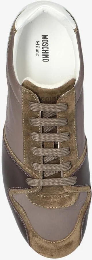 Tennis Leather and Suede Sneakers - Image 3