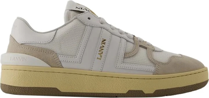 Tennis Low Top Sneakers - Lanvin - Leather - White