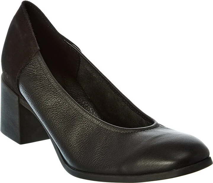 Teobao Leather & Suede Pump