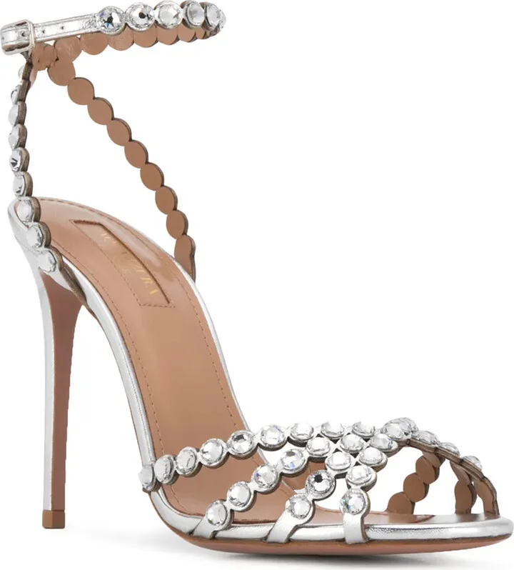 Tequila 105mm crystal embellished sandals - Image 2
