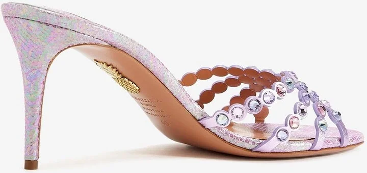 Tequila 75 Crystal Embellished Mules - Image 2