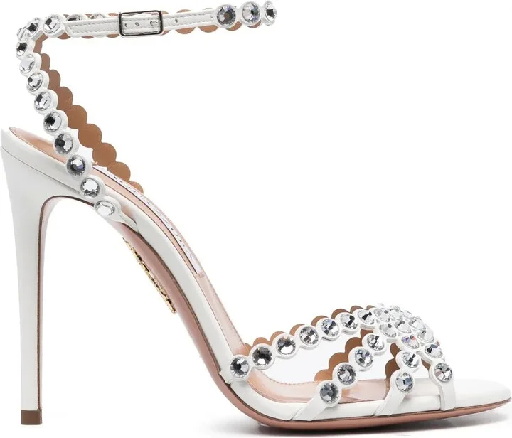 Tequila crystal-embellished 115mm sandals