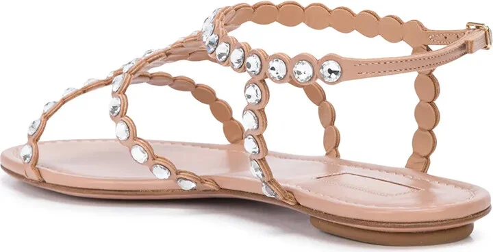 Tequila crystal-embellished sandals - Image 3