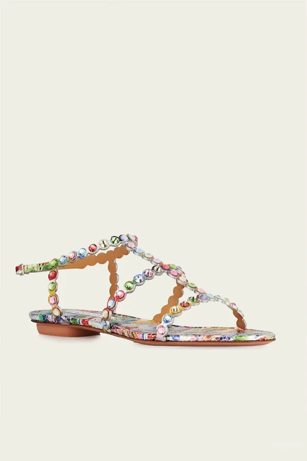 Tequila Sandal Flat in Rainbow - Image 2