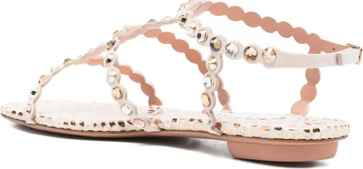 Tequila scalloped rhinestone-embellished sandals - Image 3