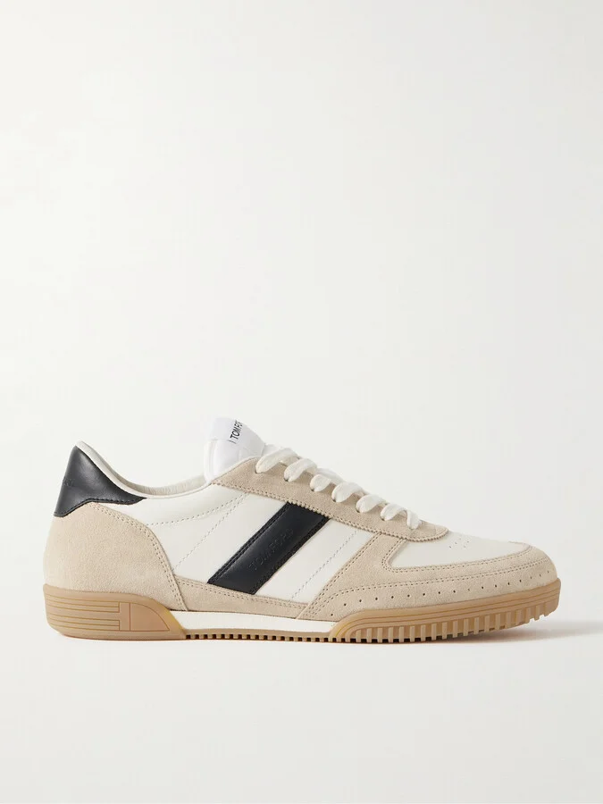 Terence Leather and Suede Sneakers