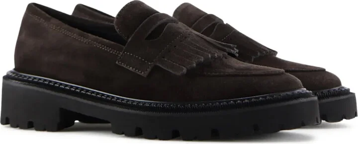Tereza fringe-detail loafers