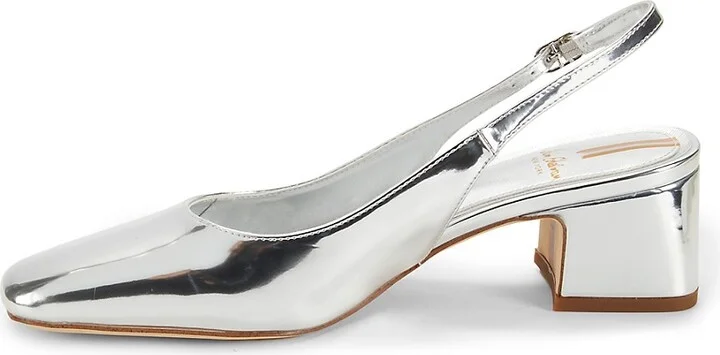 Terra 50MM Patent Leather Slingback Pumps - Image 4