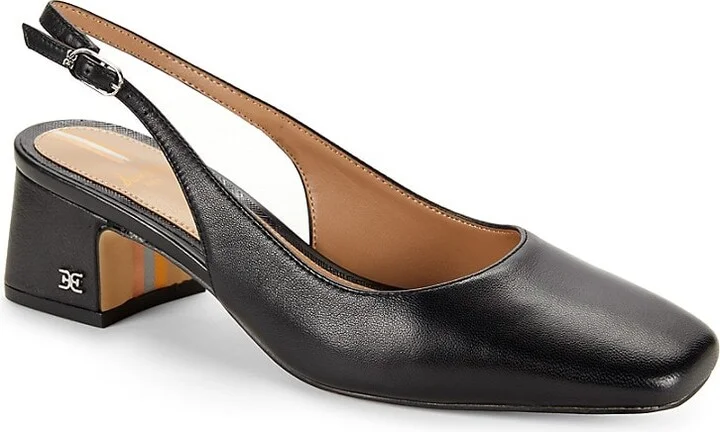 Terra 51MM Leather Slingback Pumps - Image 2