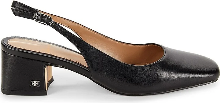 Terra 51MM Leather Slingback Pumps