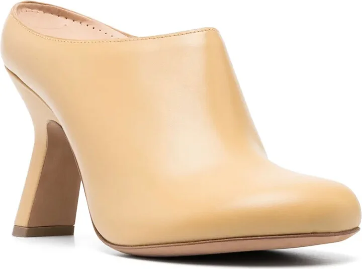 Terra 90mm leather mules - Image 2