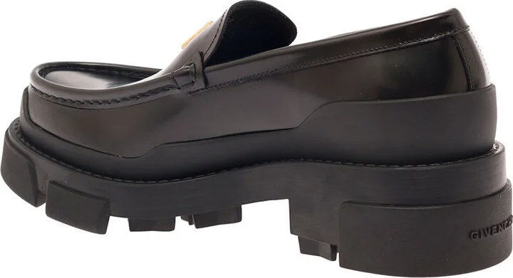 'terra' Black Loafers With 4g Logo In Leather Woman - Image 3