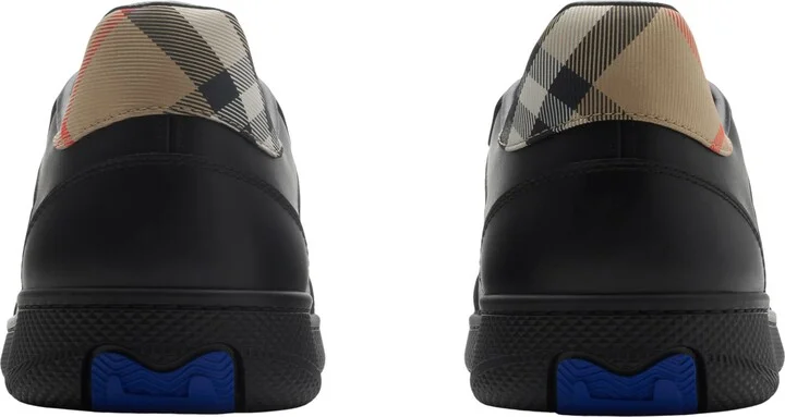 Terrace Check Leather & Canvas Sneaker - Image 6