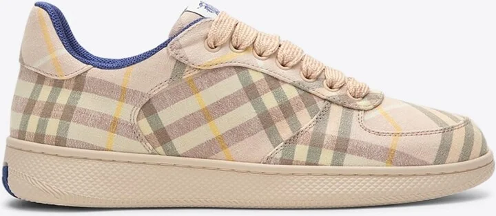 Terrace Check-Pattern Sneakers