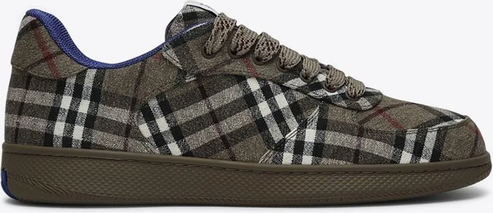 Terrace Check-Pattern Sneakers