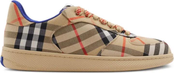 Terrace checked canvas sneakers