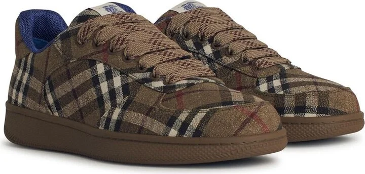 'terrace' Green Polyester Blend Sneakers - Image 2
