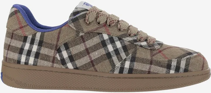 Terrace Sneakers With Check Pattern