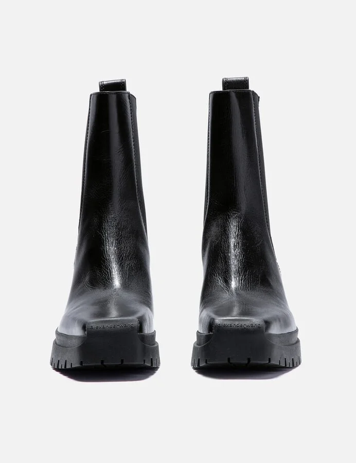 Terrain Crackle Patent Leather Moto Boots - Image 2