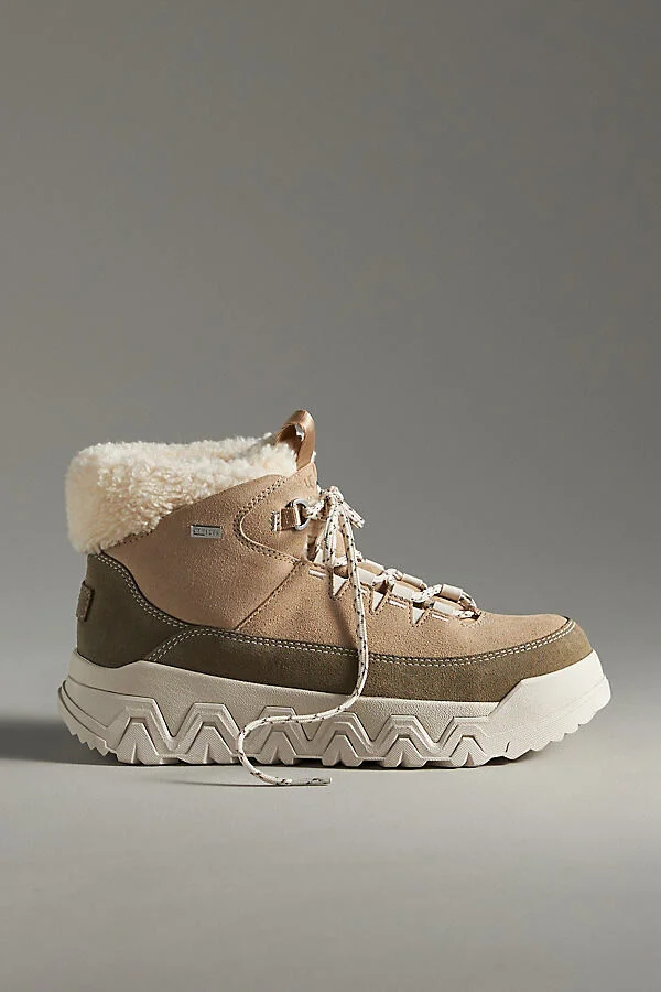 TerreTrail Cozy Lace-Up Boots