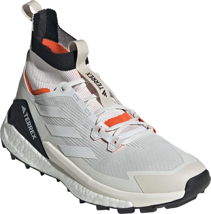 Crystal White/ Impact Orange
