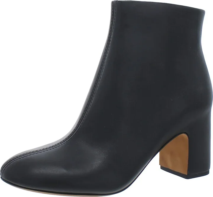 Terri Womens Leather Zip Up Ankle Boots