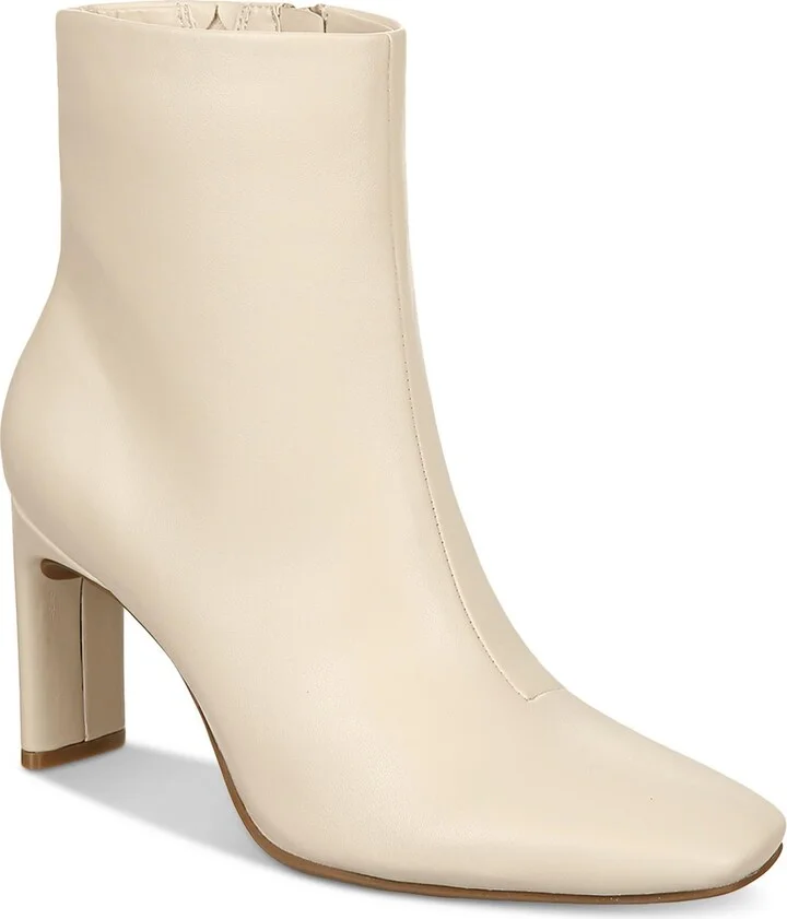 Terrie Womens Faux leather Block Heel Ankle Boots