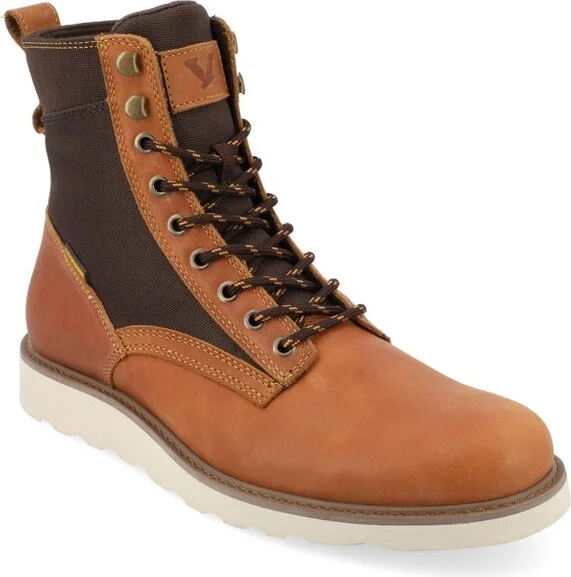 Territory Elevate Water Resistant Plain Toe Lace-up Ankle Boot, Chestnut