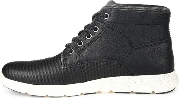 Territory Magnus Casual Leather Sneaker Boot Black - Image 2