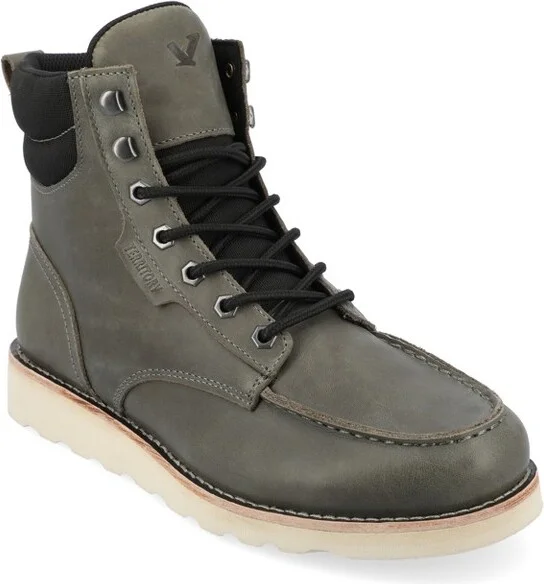 Territory Venture Water Resistant Moc Toe Lace-up Ankle Boot, Grey