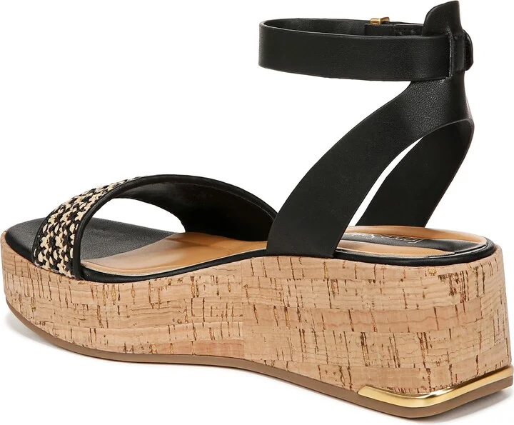 Terry Ankle Strap Platform Wedge Sandal - Image 2