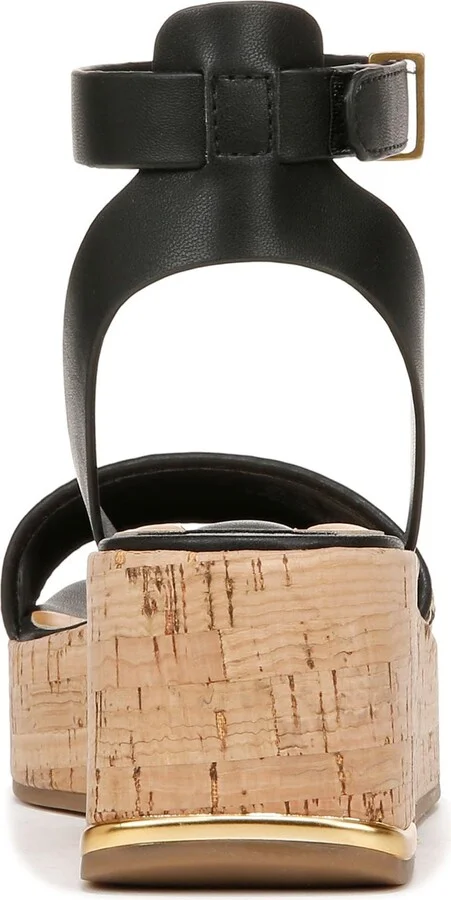 Terry Ankle Strap Platform Wedge Sandal - Image 7